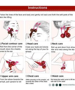 رول چوبی ماساژ صورت و بدن