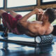 فوم رولر 30 سانتی ساده مدل لوله‌ای SportFit
