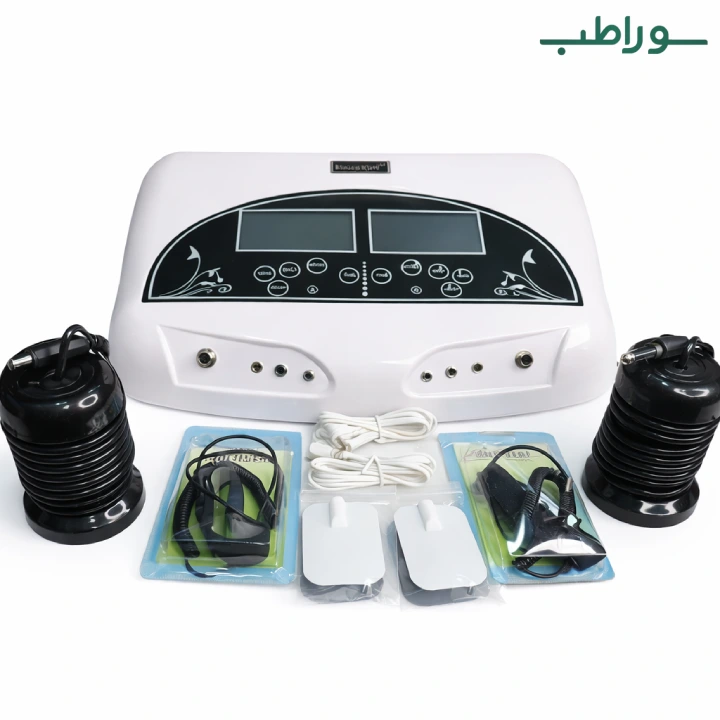 دستگاه سم زدایی بدن دتوکس دو کاربره فیزیوتراپی سوراطب مدل Professional 2X