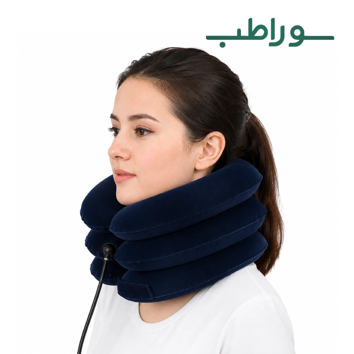 بالش دور گردنی تراکشن بادی | کشش دهنده گردن پنوماتیک