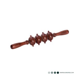 وردنه ماساژ چوبی آجدار