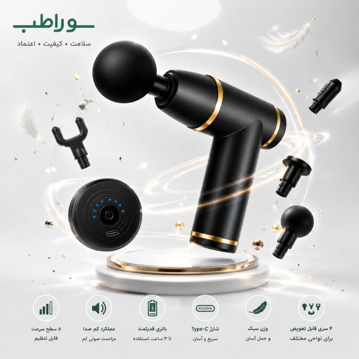 تفنگ ماساژ فاشیال گان Fascial Gun SK-168
