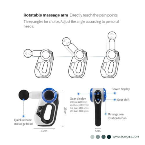 تفنگ ماساژ مثلثی