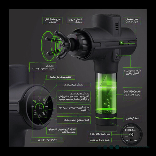 ماساژور تفنگی سایکل تری Cycle Tree MG02
