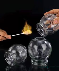 لیوان بادکش شیشه ای وارداتی