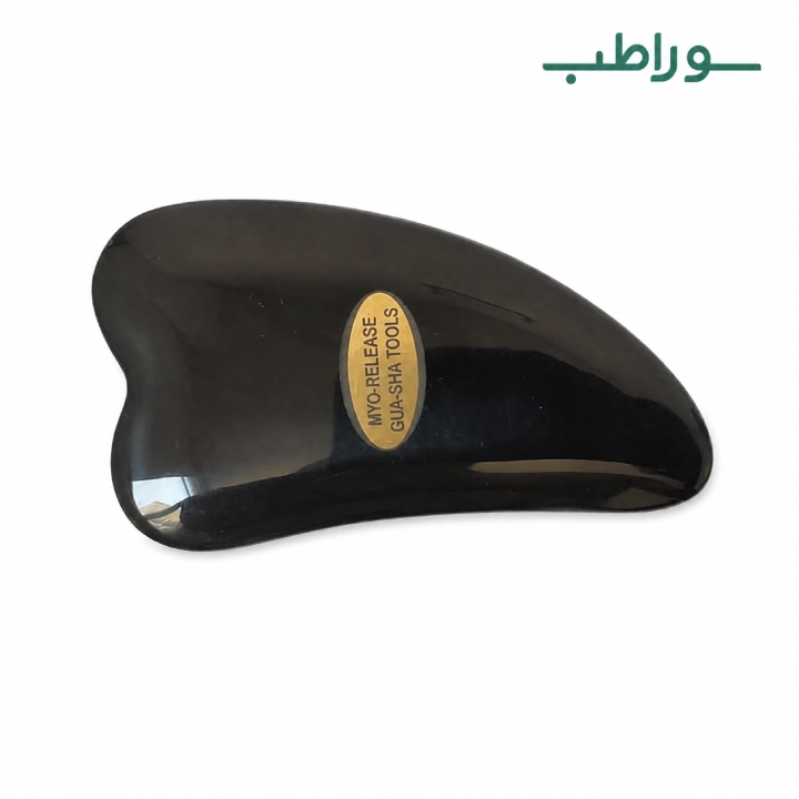 گواشا ماساژ صورت مدل قلبی پلکسی گلس