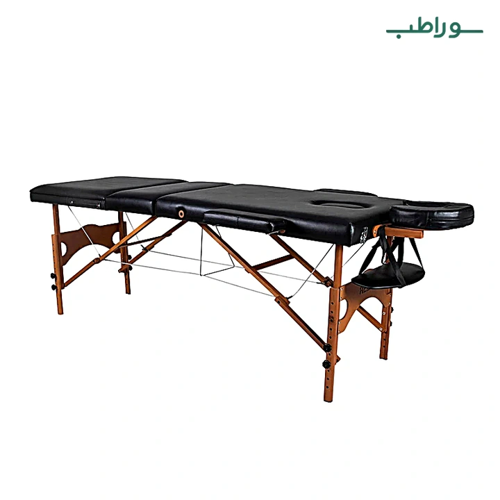 تخت ماساژ تاشو پرتابل ریلکس Relax P60 پایه چوبی | سبک و مقاوم