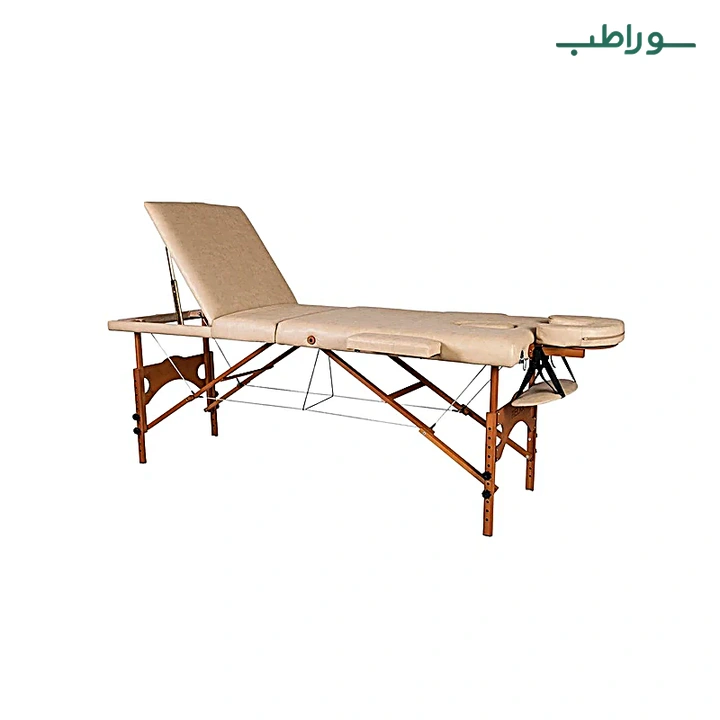 تخت ماساژ تاشو پرتابل ریلکس Relax P60 پایه چوبی | سبک و مقاوم