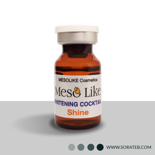 کوکتل روشن کننده و ضدلک مزولایک مدل whitening Shine