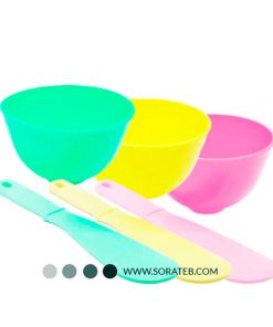 ست کاسه کاردک سیلیکونی