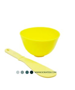 ست کاسه کاردک سیلیکونی