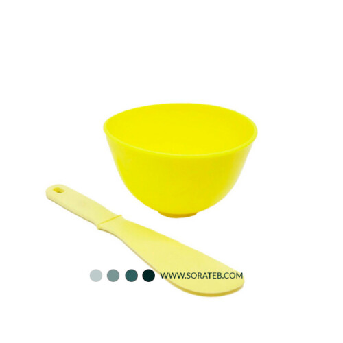 ست کاسه کاردک سیلیکونی