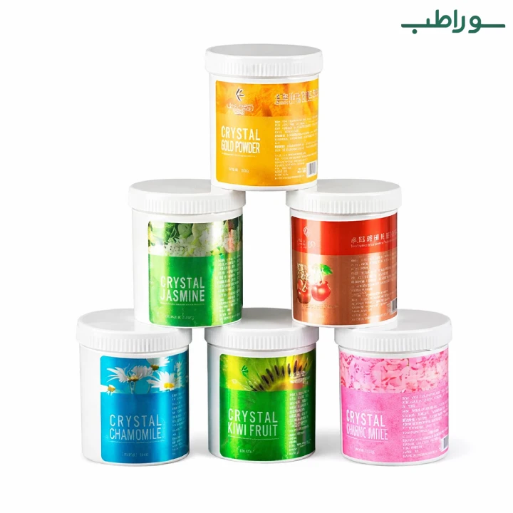 ماسک هیدروژلی کریستالی شفاف + آبرسان دالان – 500 گرم