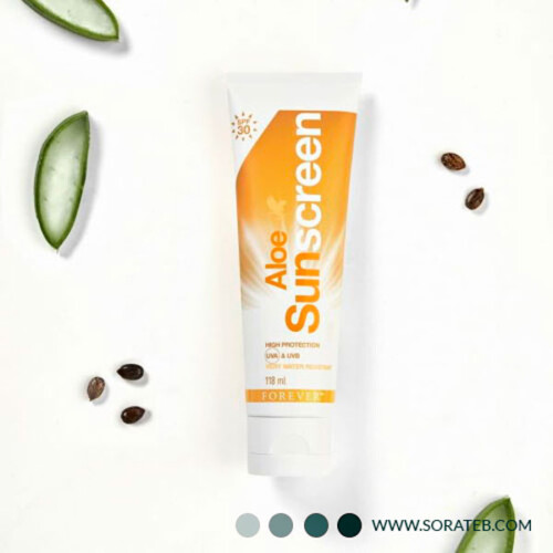 کرم ضد آفتاب فور اور مدل آلوئه سان اسکرین