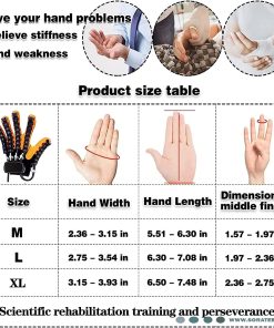 اندازه دستکش رباتیک