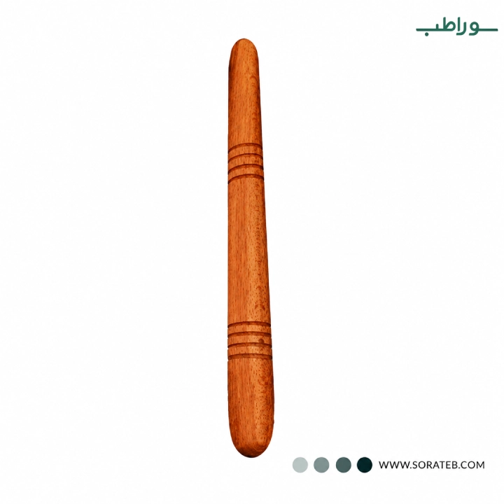 استیک قلمی ماساژ چوبی تایلندی | ابزار رفلکسولوژی کف پا و دست