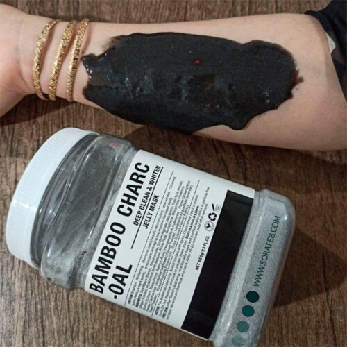 ماسک پودری هیدروژلی زغال بامبو دکتر مینایر