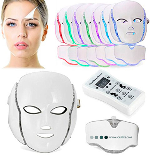 ماسک ال ای دی نقابی نور درمانی هفت رنگ