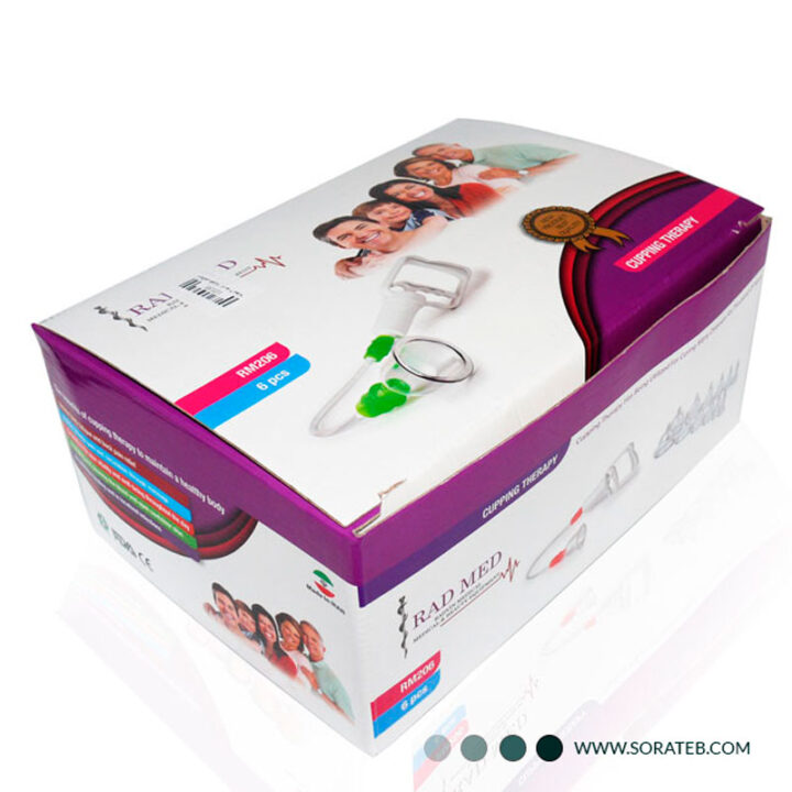 مجموعه بادکش ۲۴ عددی رادمد (Rad Med) مدل RM224 به همراه دسته چهارانگشتی