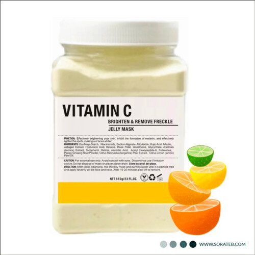 ماسک پودری هیدروژلی ویتامین سی دکتر مینایر