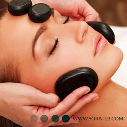 سنگ ماساژ بیضی شماره 2 ست 4 عددی