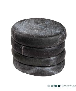 سنگ ماساژ بیضی شماره 2 ست 4 عددی