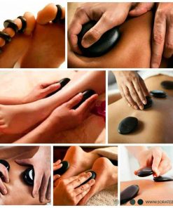 سنگ ماساژ بیضی شماره 3 ست 4 عددی