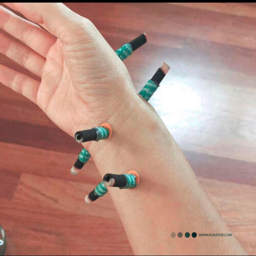 موکسا ذغالی چسب دار ۱۸۰ عددی