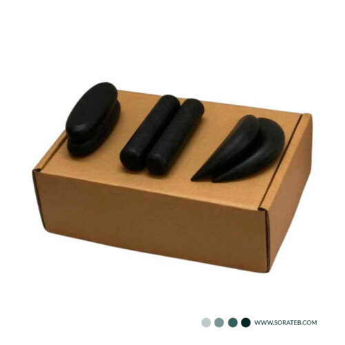 ست سنگ ماساژ 6 عددی پلاس
