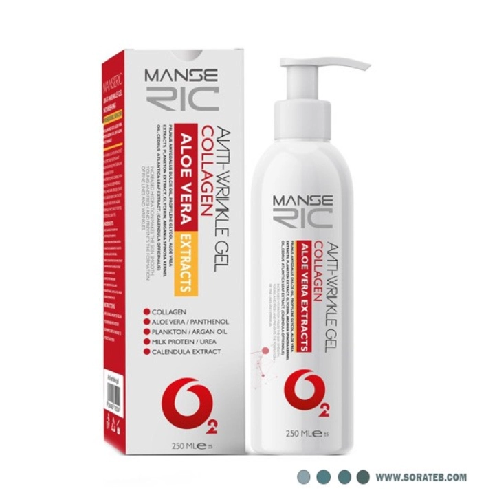 ژل ضد چروک و کلاژن ساز مانسریک Manse Ric