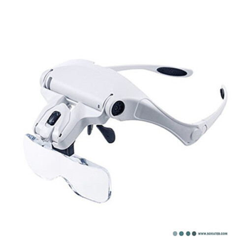 عینک ذره بینی چراغ دار 