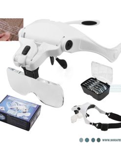 عینک ذره بینی چراغ دار