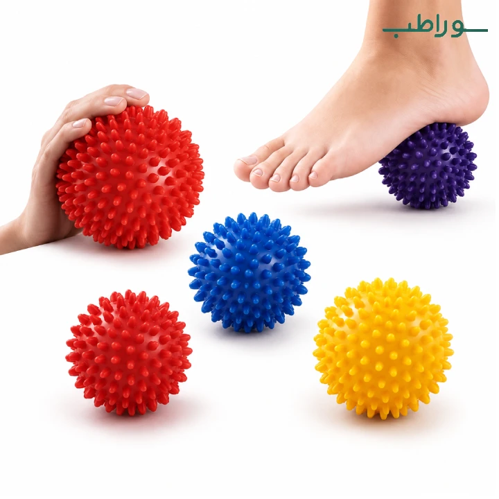 توپ دست ورز خاردار تقویتی سفت