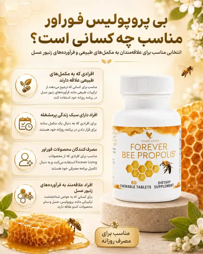 مکمل بی پروپولیس مناسب چه کسانی است