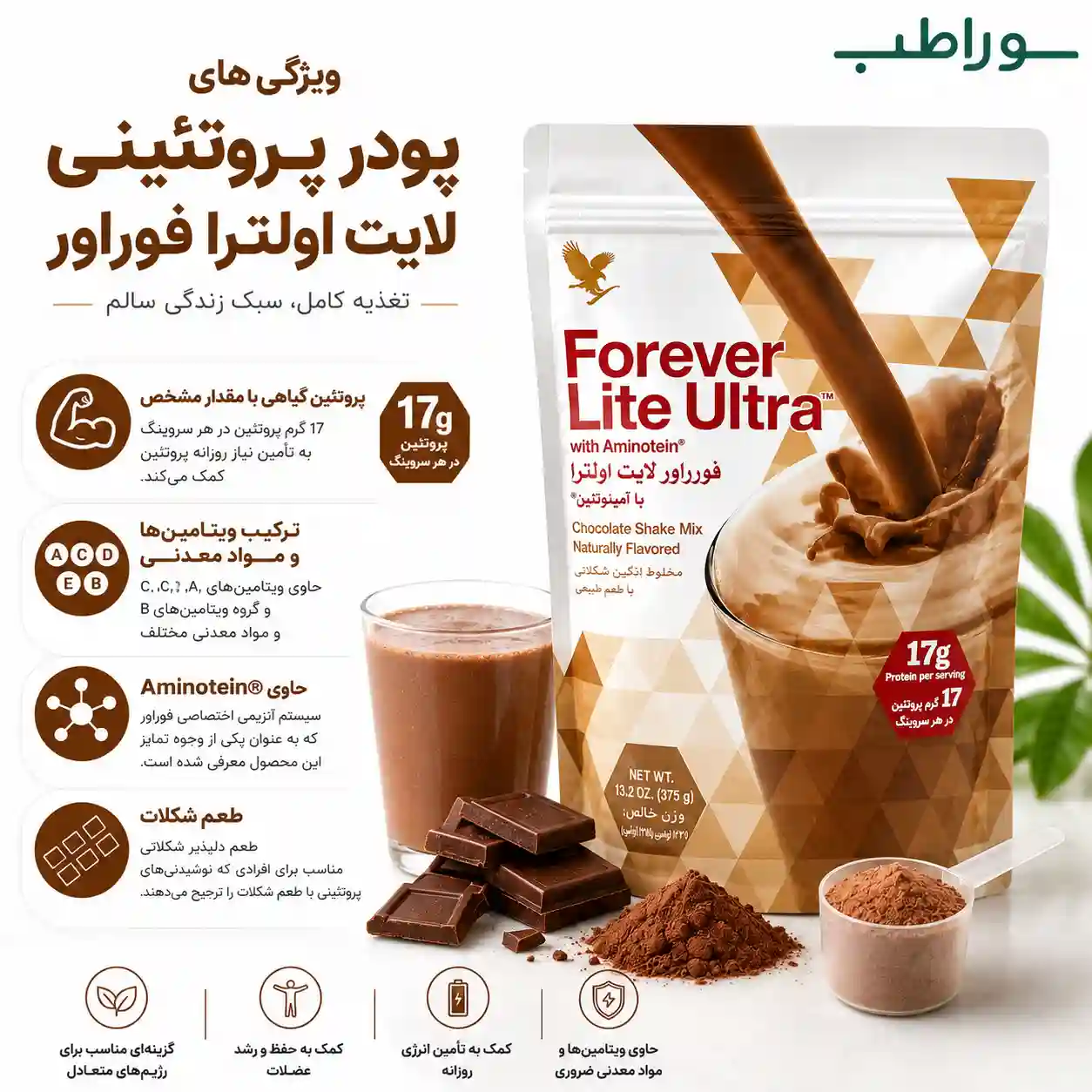 پودر پروتئینی لایت اولترا فوراور | Forever Lite Ultra