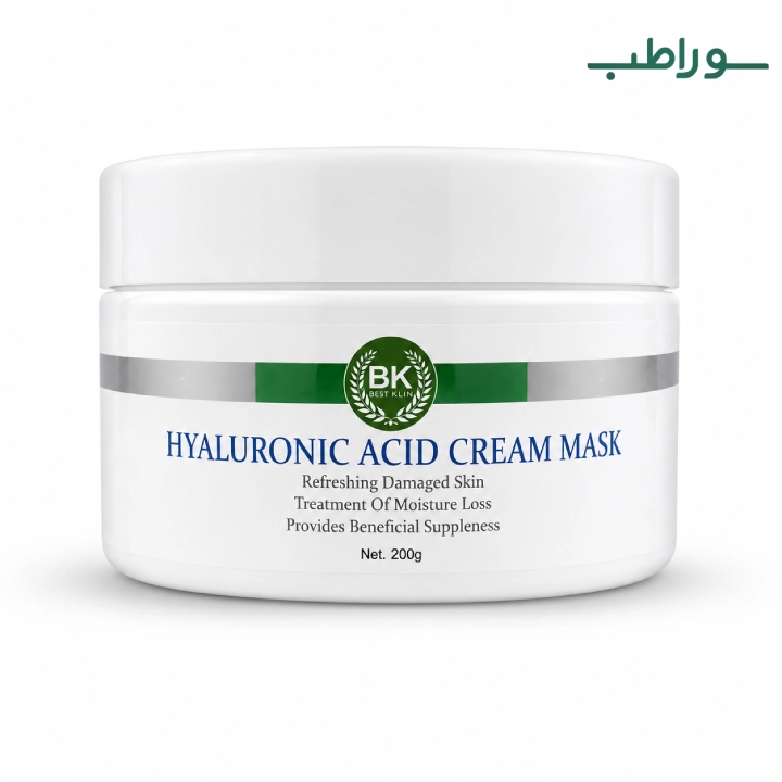 ماسک کرم هیالورونیک پوست چرب ۲۰۰ میل | آبرسانی عمیق بدون چربی