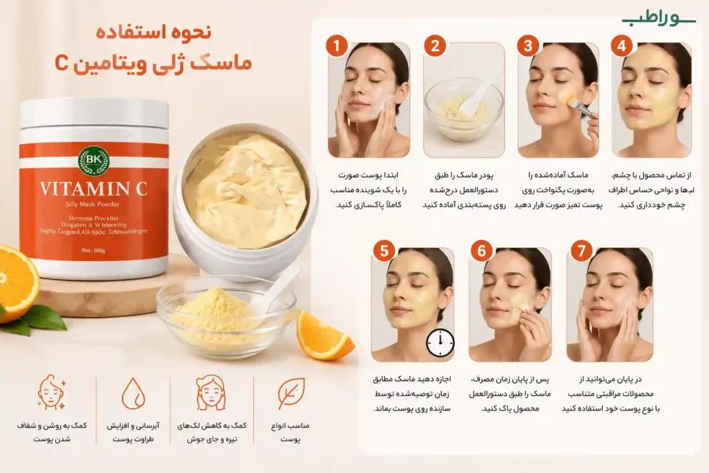 ماسک ویتامین سی بست کلین