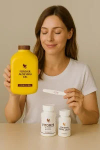 پک سلامت باروری و تعادل هورمونی زنان فوراور (ویتولایز + رویال ژل + آلوئه‌ورا)