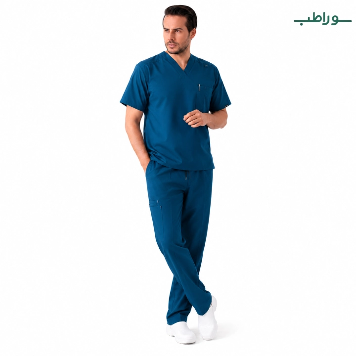 اسکراب پزشکی یونیسکس | 5 جیب، سایز S تا 5XL