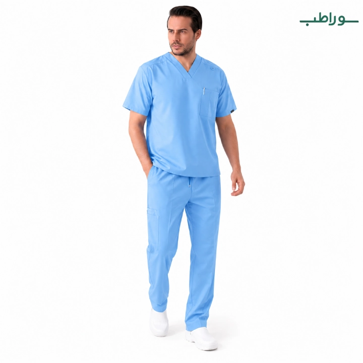 اسکراب پزشکی یونیسکس | 5 جیب، سایز S تا 5XL