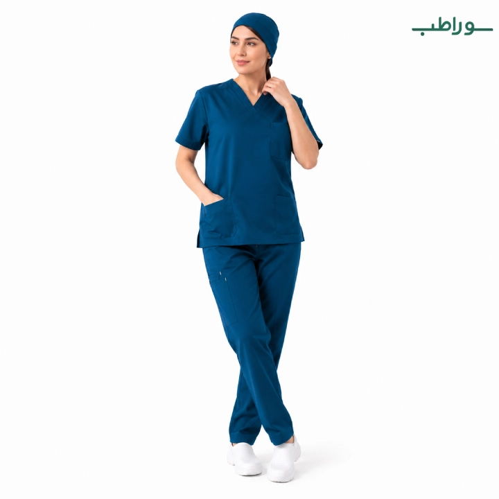 اسکراب پزشکی یونیسکس | 5 جیب، سایز S تا 5XL