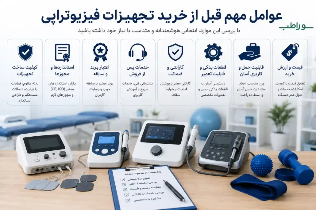 بهترین تجهیزات فیزیوتراپی برای منزل و کلینیک در یک نگاه